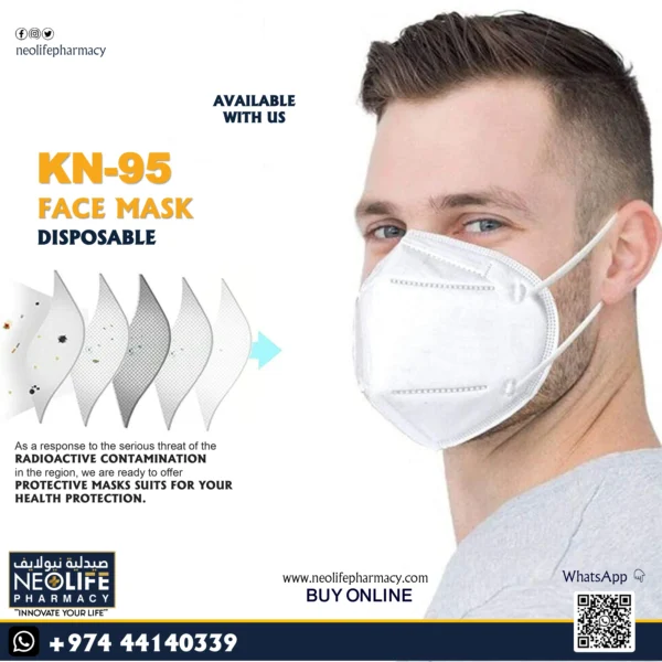 KN95 Disposible Face Mask 5 Pcs